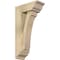 Ekena Millwork Legacy Traditional Rough Sawn Bracket w/ Offset Brace, Douglas Fir, 6"W x 14"D x 26"H BKT0604X14X26LEC01RDF - alternate 1